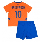 Olympique de Marseille Mason Greenwood #10 Tredje trøje Børn 2024-25 Kort ærmer (+ bukser)