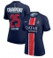 Paris Saint-Germain Hjemmebanetrøje Dame 2024-25 UCL Champions Kort ærmer