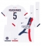 Paris Saint-Germain Marquinhos #5 Udebanetrøje Børn 2024-25 Kort ærmer (+ bukser)