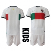 Portugal Udebanetrøje Børn VM 2022 Kort ærmer (+ bukser)