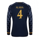 Real Madrid David Alaba #4 Udebanetrøje 2023-24 Lange ærmer