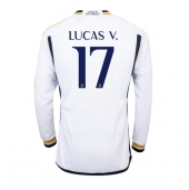 Real Madrid Lucas Vazquez #17 Hjemmebanetrøje 2023-24 Lange ærmer