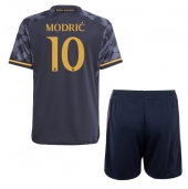 Real Madrid Luka Modric #10 Udebanetrøje Børn 2023-24 Kort ærmer (+ bukser)
