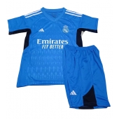 Real Madrid Målmand Udebanetrøje Børn 2023-24 Kort ærmer (+ bukser)