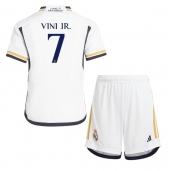 Real Madrid Vinicius Junior #7 Hjemmebanetrøje Børn 2023-24 Kort ærmer (+ bukser)