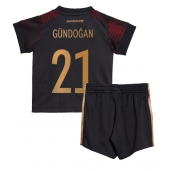 Tyskland Ilkay Gundogan #21 Udebanetrøje Børn VM 2022 Kort ærmer (+ bukser)